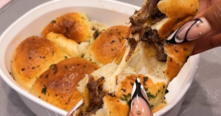 Oxtail-Stuffed Cheesy Pull-Apart Garlic Rolls: A Flavor-Packed Twist on a Classic